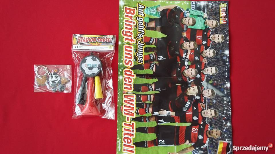 Zestaw kibica Just Kickit Trąbki Breloczek