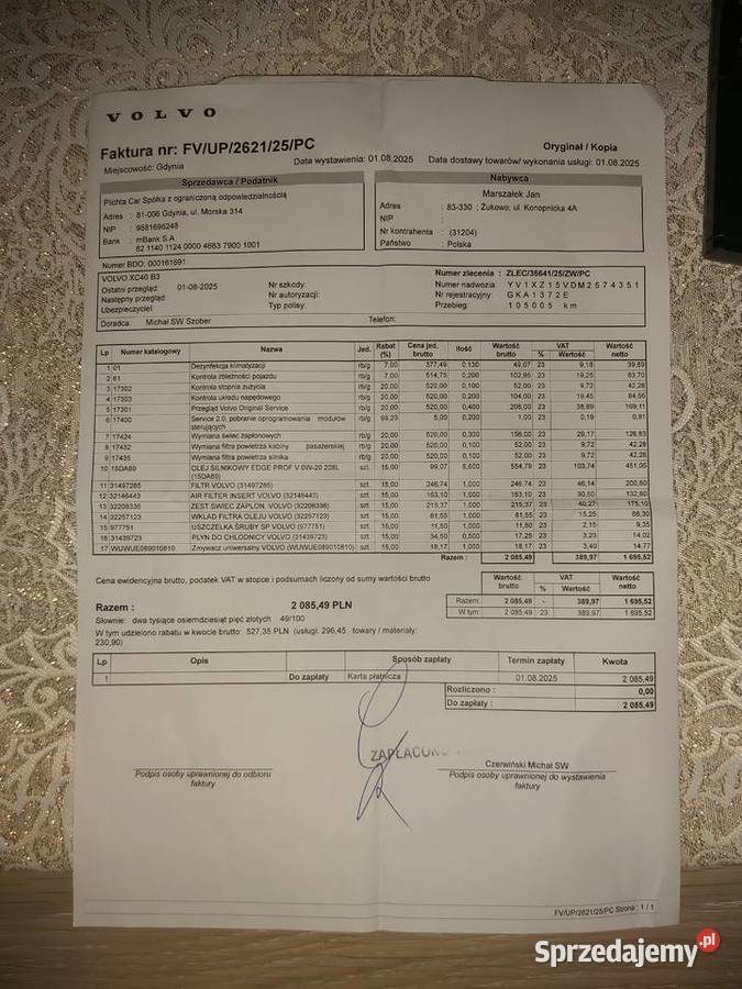 Volvo XC40 T3 1477 cn3 Benzyna 120kw 163 serwis poduszka powietrzna Żukówko