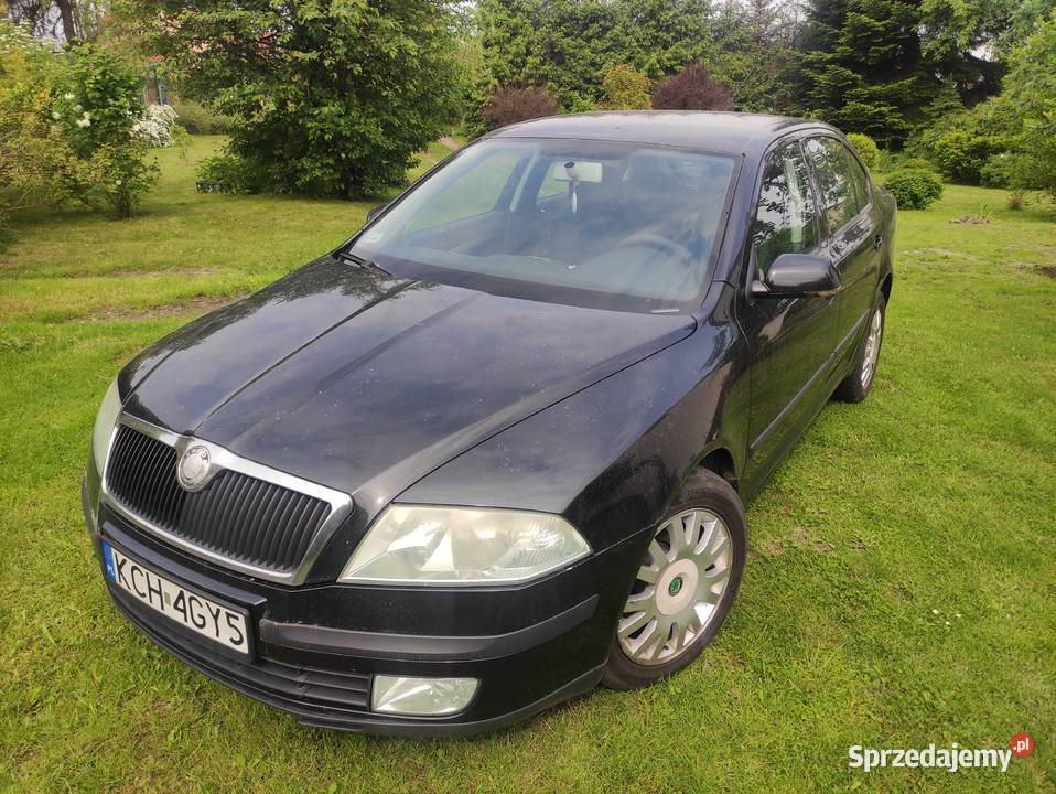Skoda Octavia II 19tdi sedan 105 czarna 2005 105KM