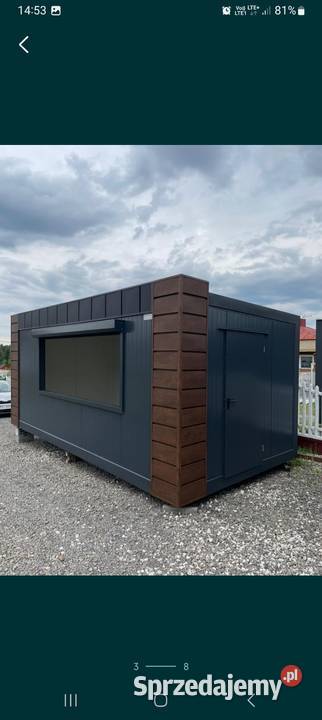 Kontener Pawilon Gastronomiczny Pizza Kebab 18m2 Kielce