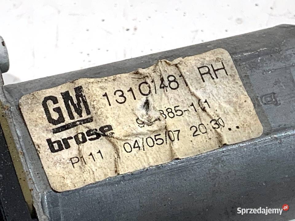 PODNOŚNIK SZYBY PRAWY PRZÓD OPEL ASTRA H