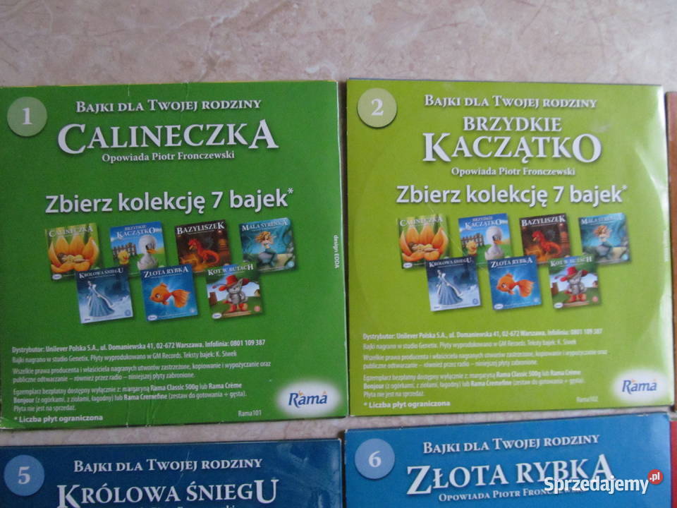 Bajki Twojej rodziny kpl 8 płyt cd Piotr Lublin