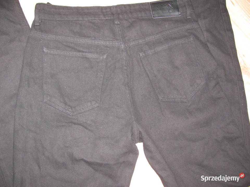 BooHoo MAN WYSOKIE SZTYWNE DŻINSY SLIM FIT r 34 Rozmiar XL Zamość