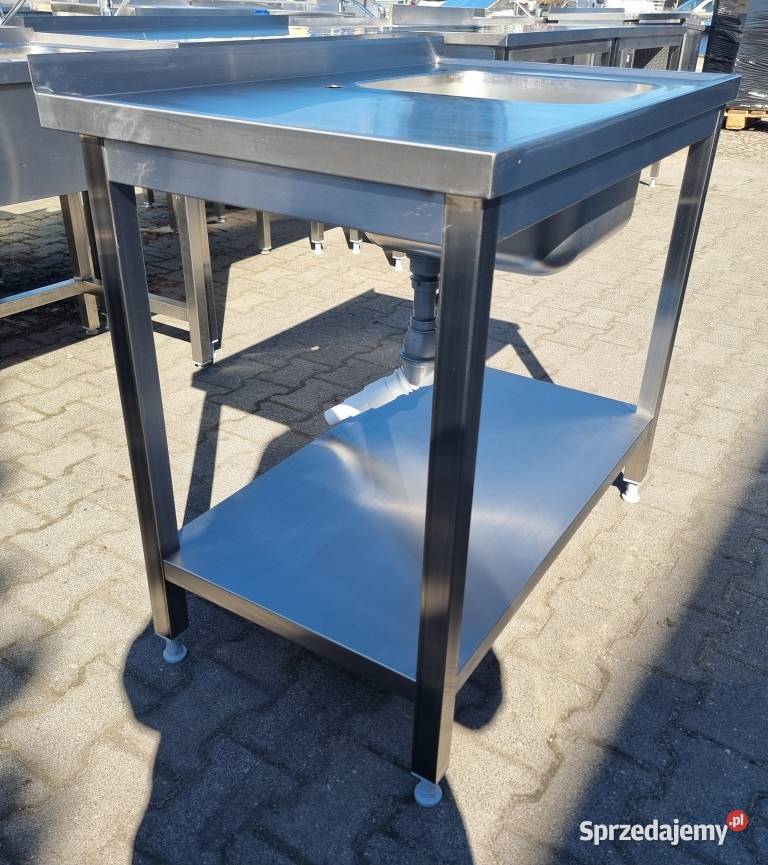 Zlew 1 Komorowy Z Blatem i Półką 1006085 M741 N Gastronomia Nowe Skalmierzyce