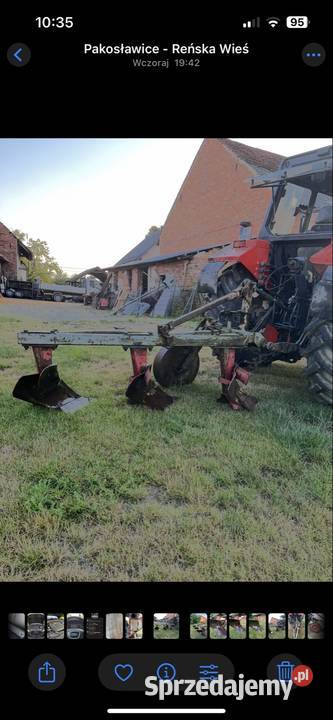 Plug 3 skibowy unia Grudziądz z skibami akpil
