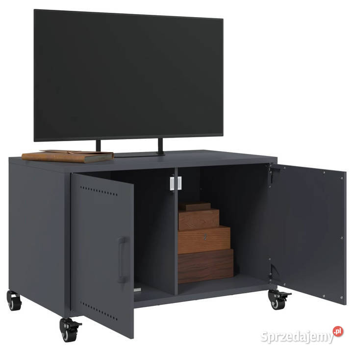Szafka RTV antracytowa 68x39x435 stal WM846640 Warszawa