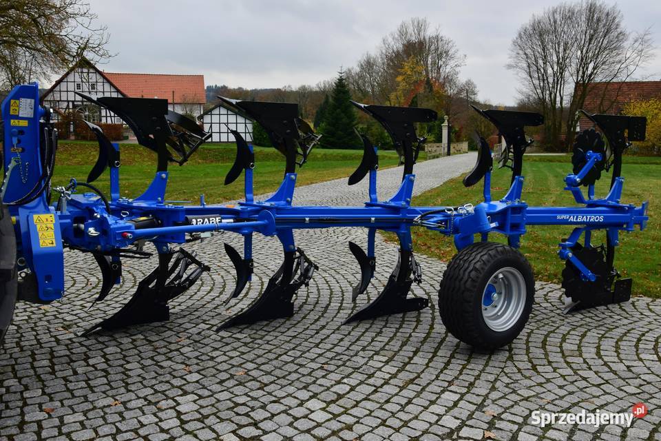 Pług obrotowy RABE niemiecki 4 skibowy obracalny Łowicz