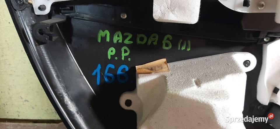 Boczek tapicerka drzwi prawy przód Mazda 6 III Drzwi