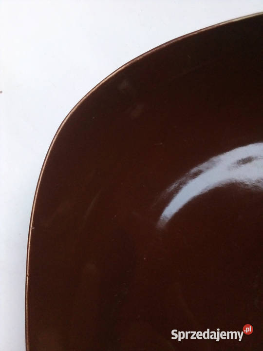 brązowy zestaw talerzy Ryszard Pruszków porcelit Talerze i talerzyki Częstochowa