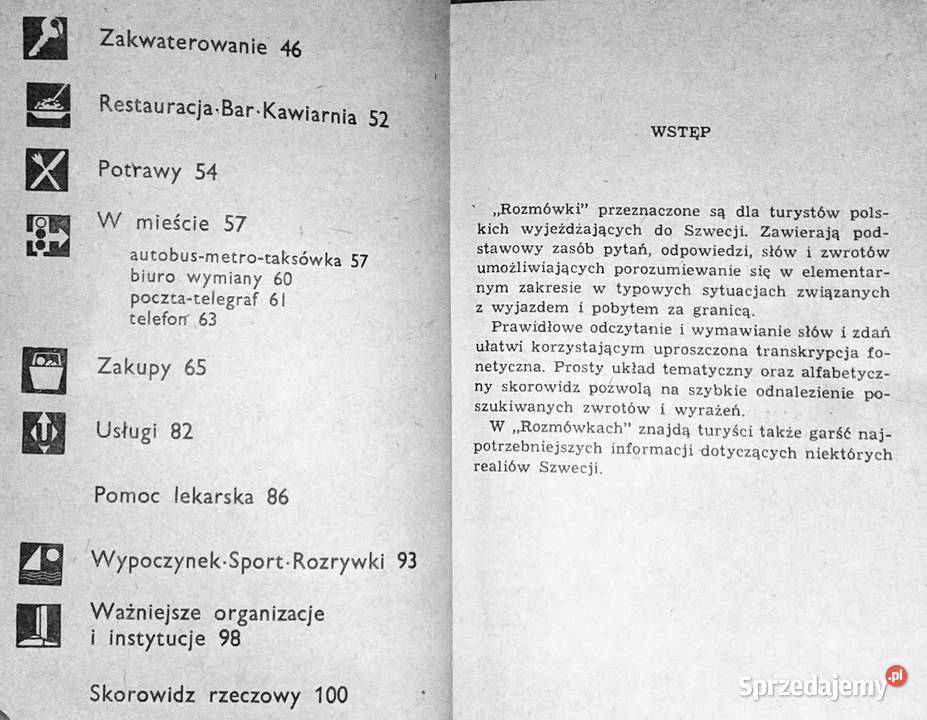 Rozmówki szwedzkie Józef Trypućko Alina Wójcik Chełm