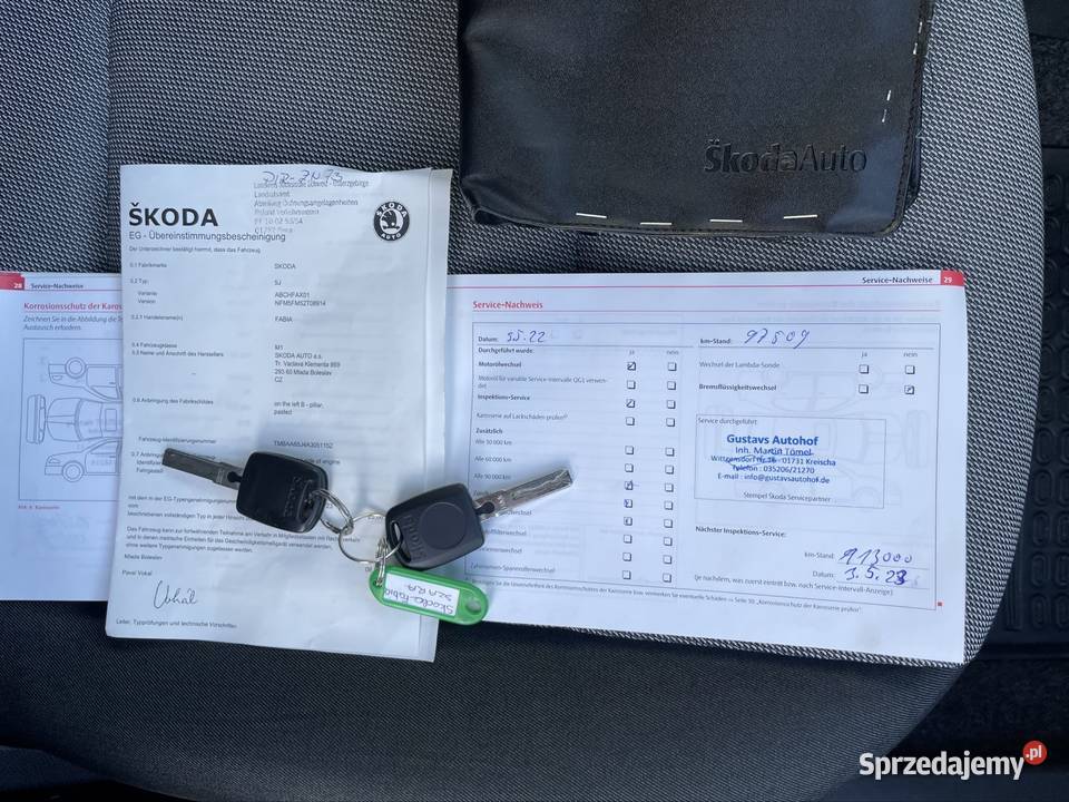 Skoda Fabia 12 Benz 2009 Zarejestrowana garażowany