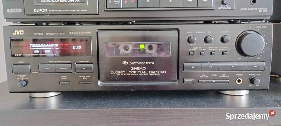 Magnetofon deck 3 głowicowy JVC TDV662 Warszawa