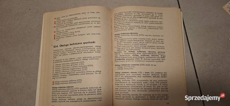 Niski nakł Pierwsze wydanie 1975 Spycharki