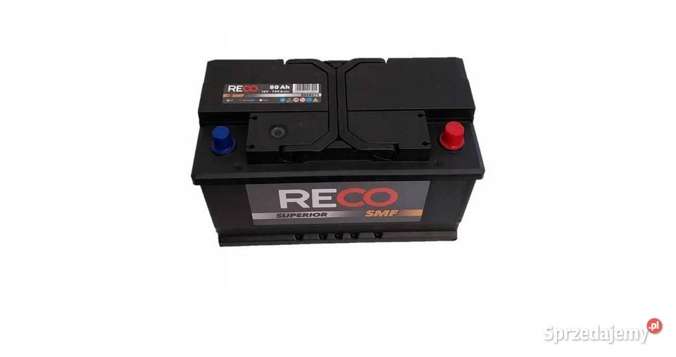 Akumulator RECO SMF 12V 80Ah 740A Olsztyn sprzedam