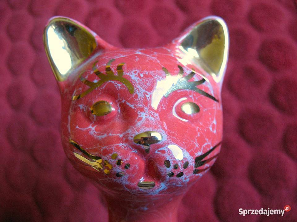 Kot z porcelany Figurka Italia 25 x 10 Siedlce sprzedam