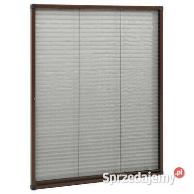 vidaXL Plisowana moskitiera okienna aluminium Warszawa