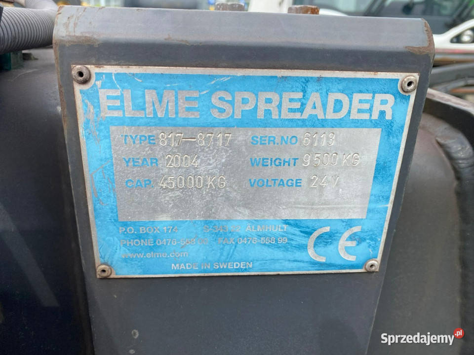 chwytak inny ELME Chwytak na kontenery ELME Łaziska Górne