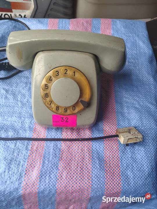 SPRAWNY legenda PRL Telefon tarcza kręcony antyk Krotoszyn