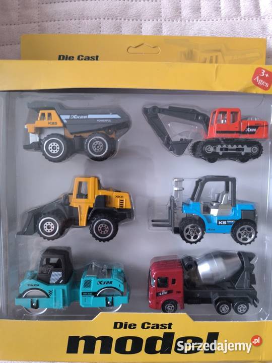 Zestaw pojazdów budowlanych dzieci Łęczna