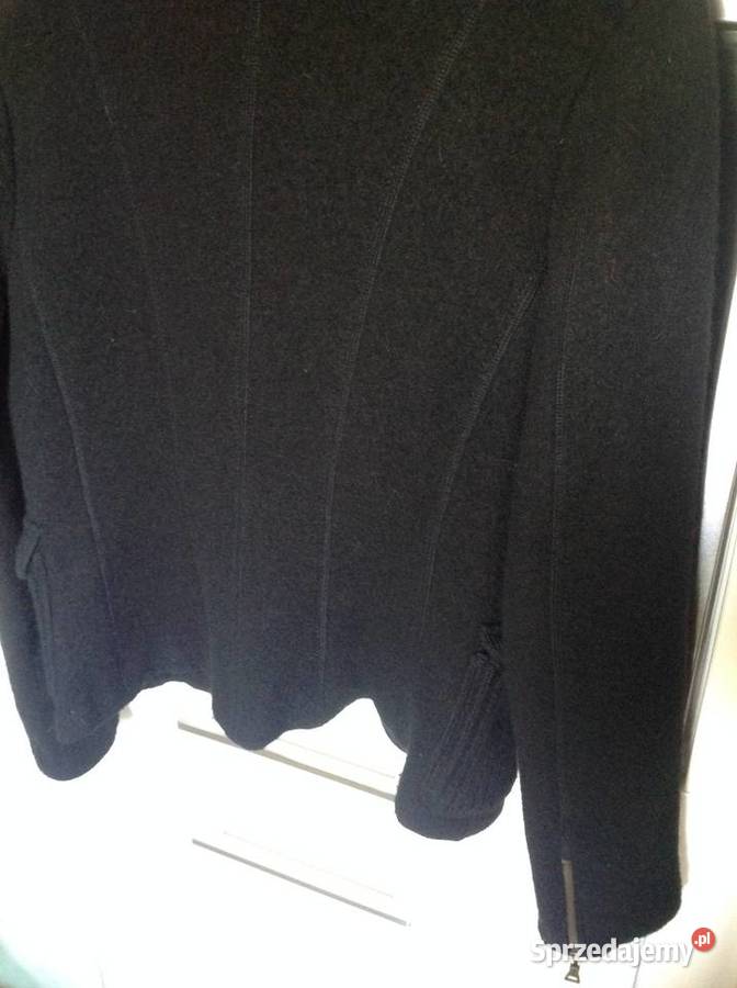 Piękny Żakiet Czarny Wełniany Damski NC NICE Rozmiar 34(XS) Odzież damska Nowa Sól