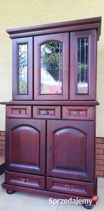Witryna drewniana biblioteczka regał komoda sprzedam