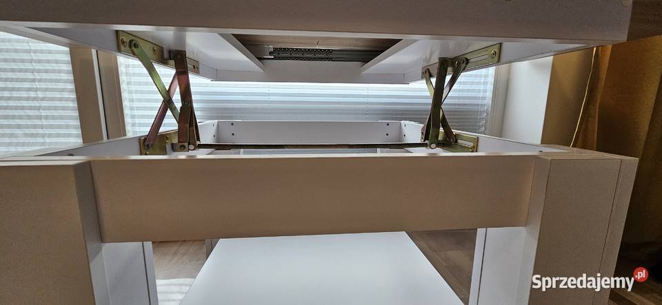 Ławostół rozkładanypodnoszony blat sonomabiały mazowieckie Warszawa