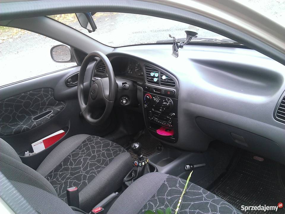 Daewoo Lanos 14 8V 2004r Klimatyzacja przebieg Łódź sprzedam