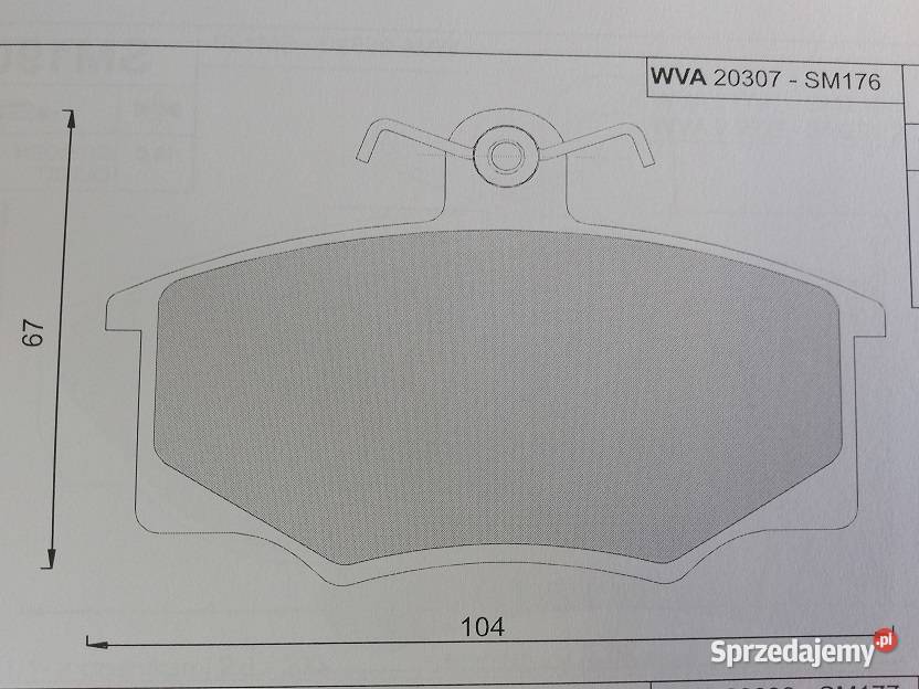 Klocki hamulcowe kpl przód VOLVO 340360 AUDI 100 Klocki hamulcowe Olsztyn