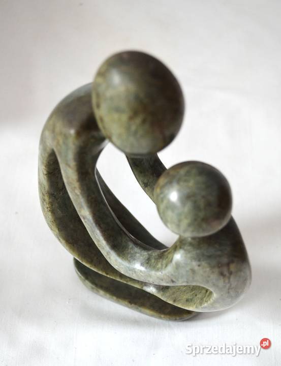 Rzeźba z kamienia Abstrakt zielony Lębork