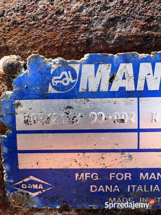 Most Przedni Manitou MLT 627 Dana Italia