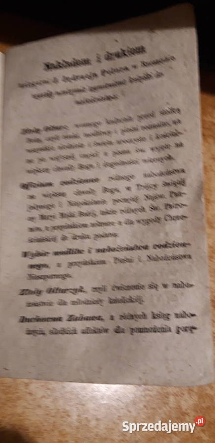 Reguły Źywego Różańca Rzeszów 1859 rzadkie