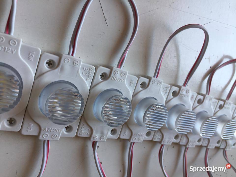 Moduł LED 15W 12V soczewkowa IP65 biała zimna Pomiechówek