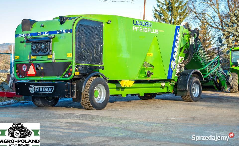 WÓZ PASZOWY FARESIN LEADER PF218 PLUS ECOMIX nieuszkodzony Do hodowli zwierząt Kudowa-Zdrój
