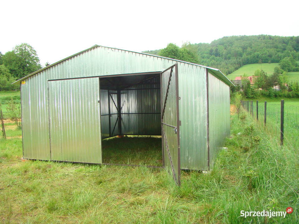 Garaż Blaszany Ocynkowany Magazn Hala Schowek Brzeziny