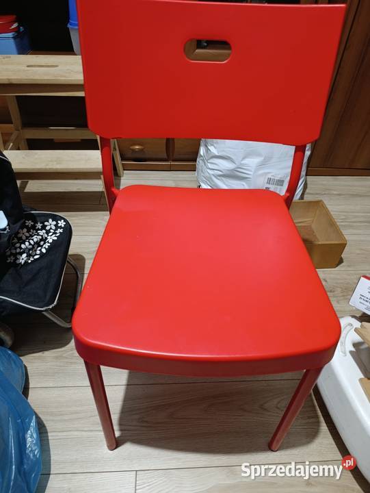 krzesło czerwone Poznań