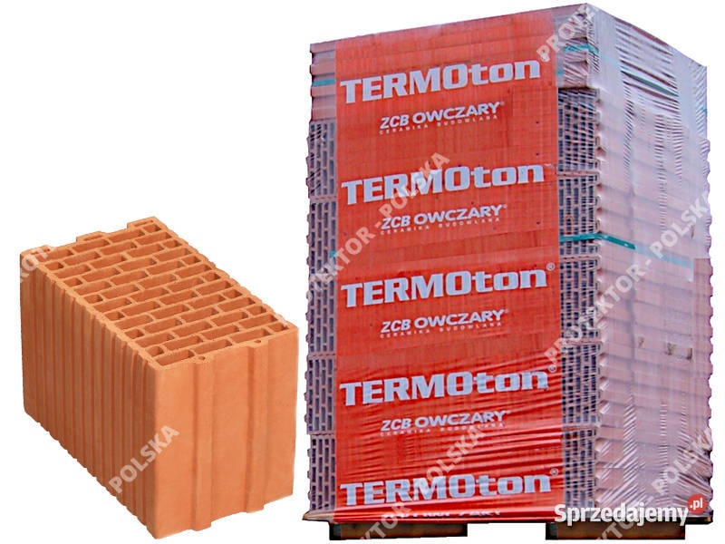 Termoton 188 Owczary cegła pustak Porotherm Łódź