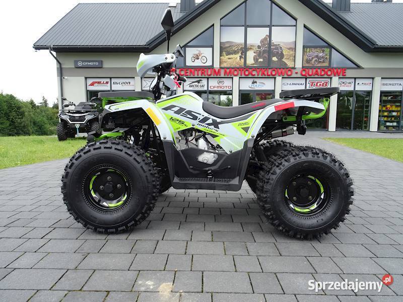 QUAD ASIX HUNTER 125 8 AUTOMAT11 SZAROLIMONKOWY nieuszkodzony Głogoczów