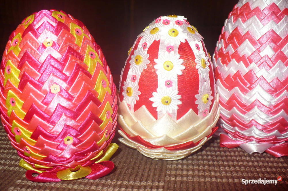 Jajka styropianowe zdobione wielkanocne Szczecin sprzedam