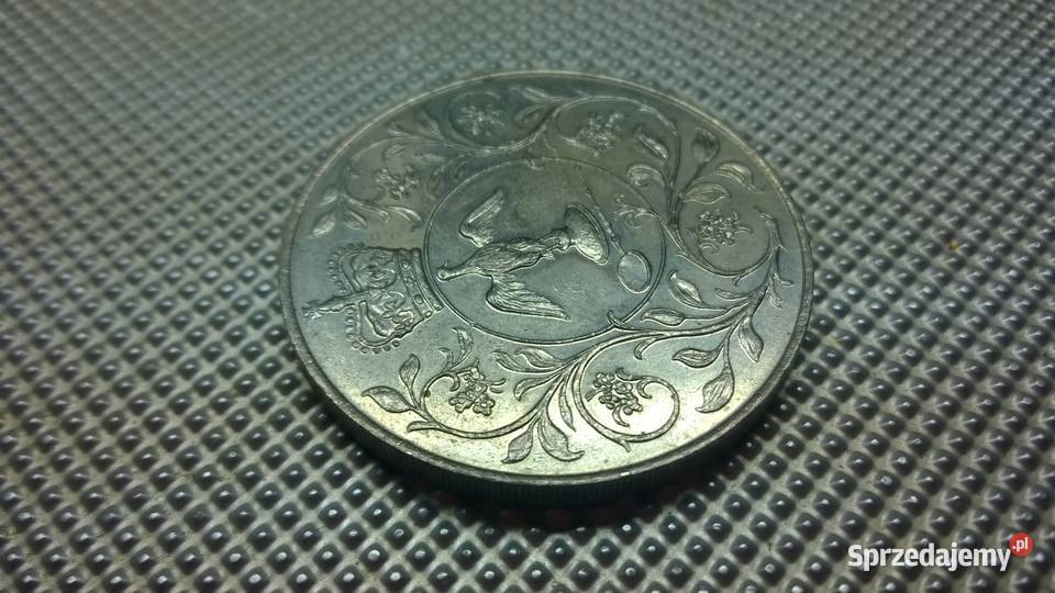 MONETA Wielka Brytania 25 pensów 1977 036 Warszawa