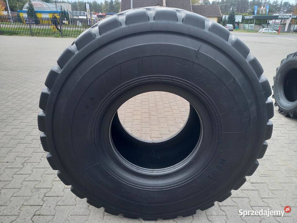 4x Opona używana przemysłowa 235R25 MTP WB01 Do maszyn budowlanych Zaścianki