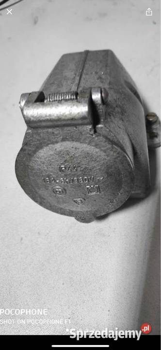 Gniazdo siłowe metalowe 4P 16A 400V IP44 Gniazda śląskie Gliwice