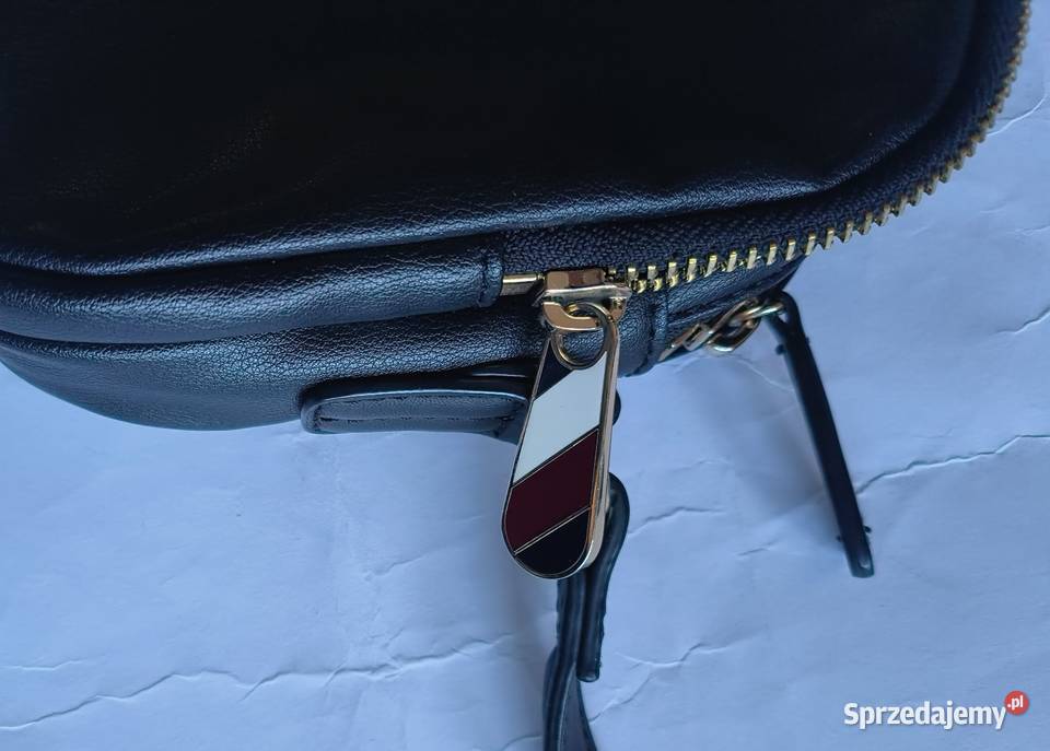 Torebka czarna Tommy Hilfiger dwukomorowa Torby i torebki Myślenice