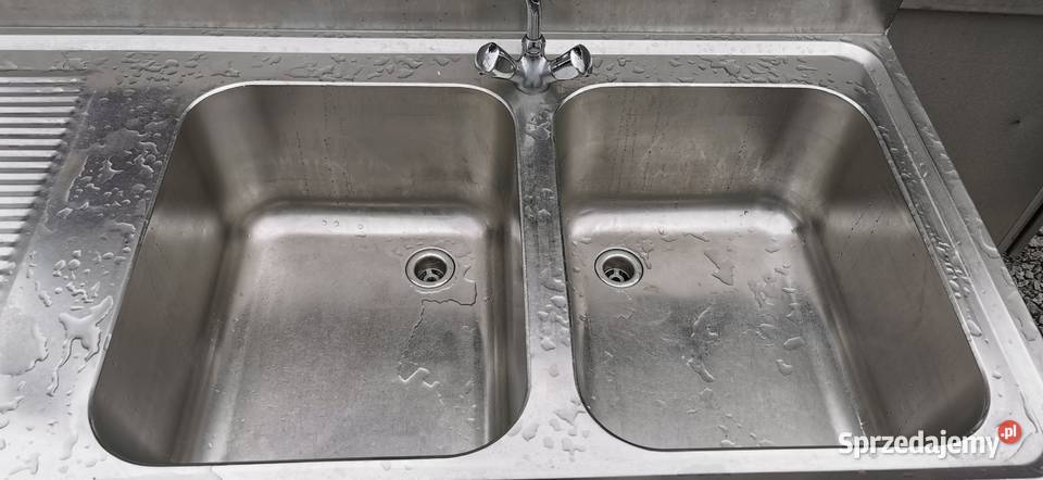 Zlew 160x70x85 2xkomora 50x40x30