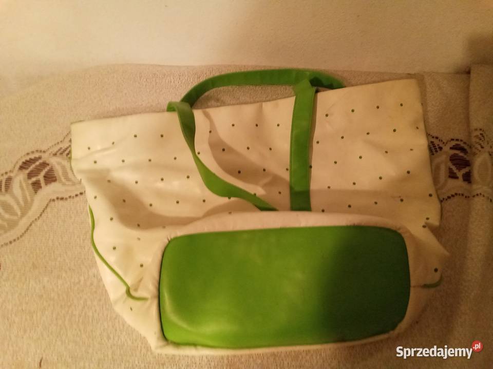 Torba Oriflame zielona w kropki Torby i torebki Warszawa