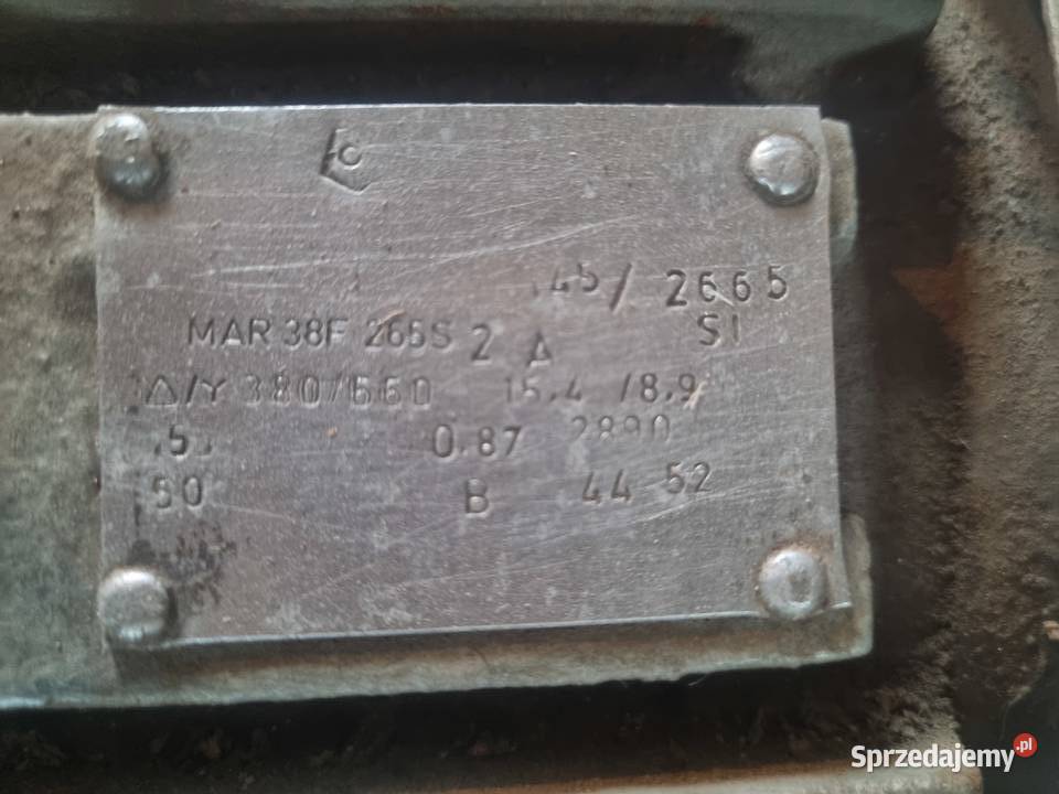 Trójfazowy silnik elektryczny 55 kW z kołnierzem Pozostałe Przasnysz