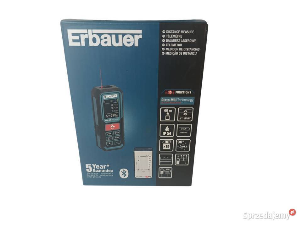 Dalmierz laserowy Erbauer Dalmierze