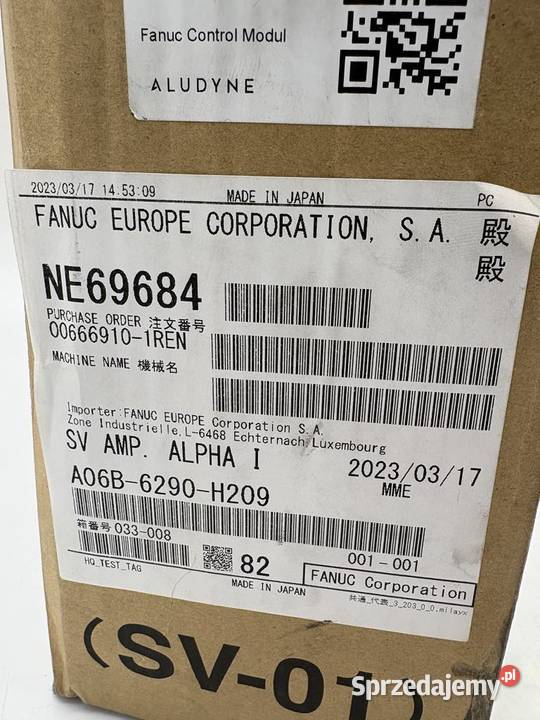 Fanuc A06B6290H209 Servo Amplifier Module mazowieckie Warszawa