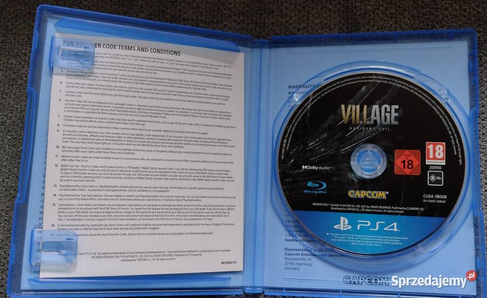 Resident Evil Village 45 Napisy Szemielino sprzedam