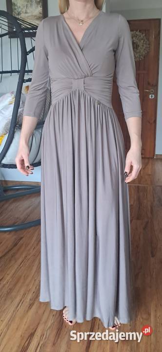 nowa beżowa sukienka firmy Chiara Forthi rozmiar Sandomierz sprzedam