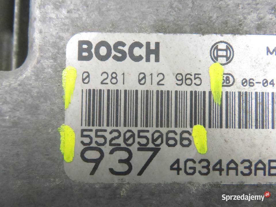 STEROWNIK ALFA ROMEO 147 19 JTDM 55205066